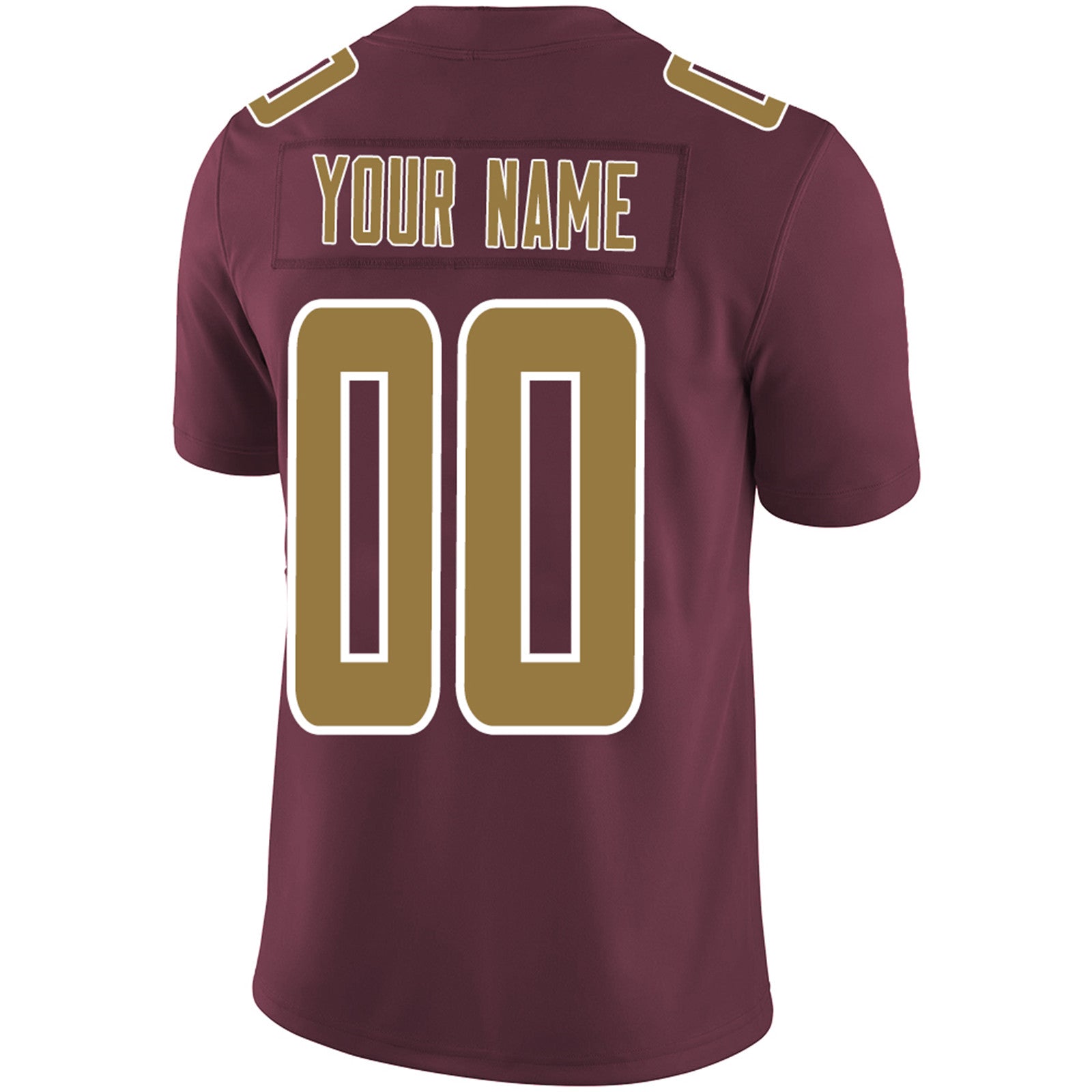 Custom Burgundy Football Shirt Top