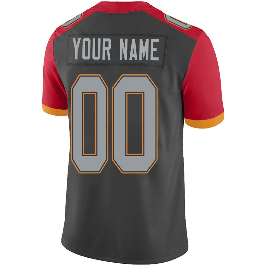 Custom Red TB Football Shirt Top