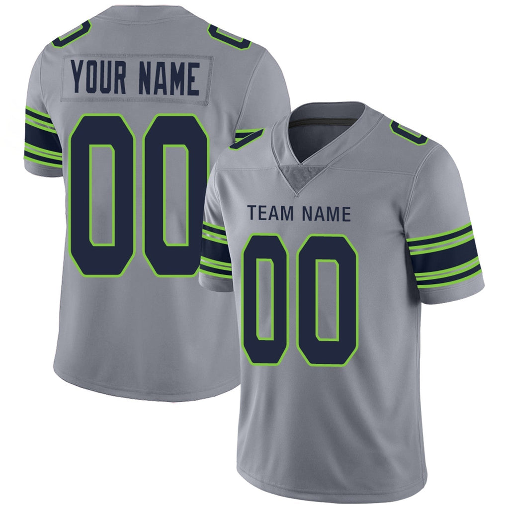 Custom Navy SEA Football Shirt Top