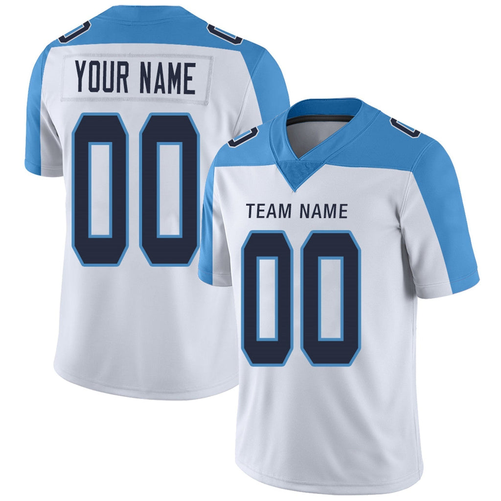 Custom Navy TEN Football Shirt Top