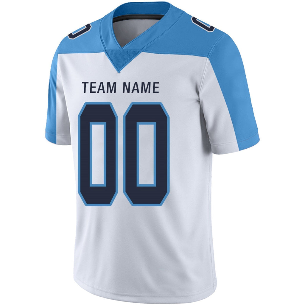 Custom Navy TEN Football Shirt Top