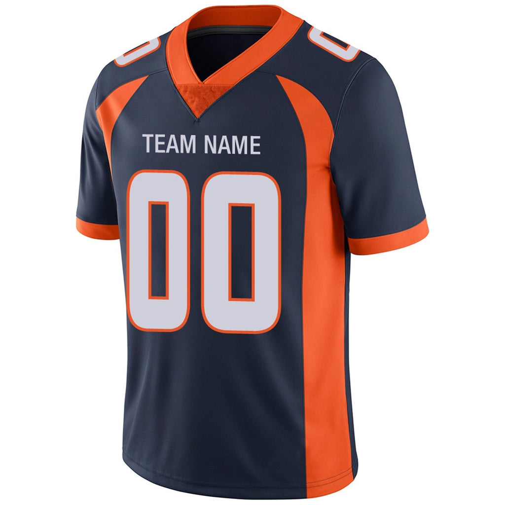 Custom Orange DEN Football Shirt Top