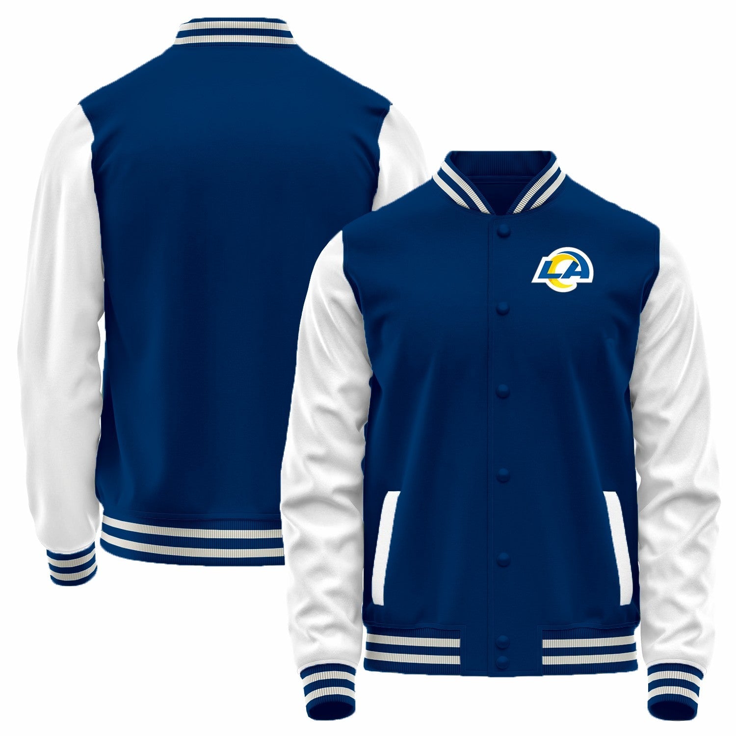 Custom White LAR Football Shirt Top