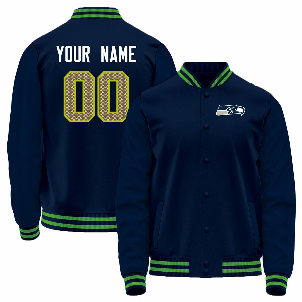Custom Navy SEA Football Shirt Top