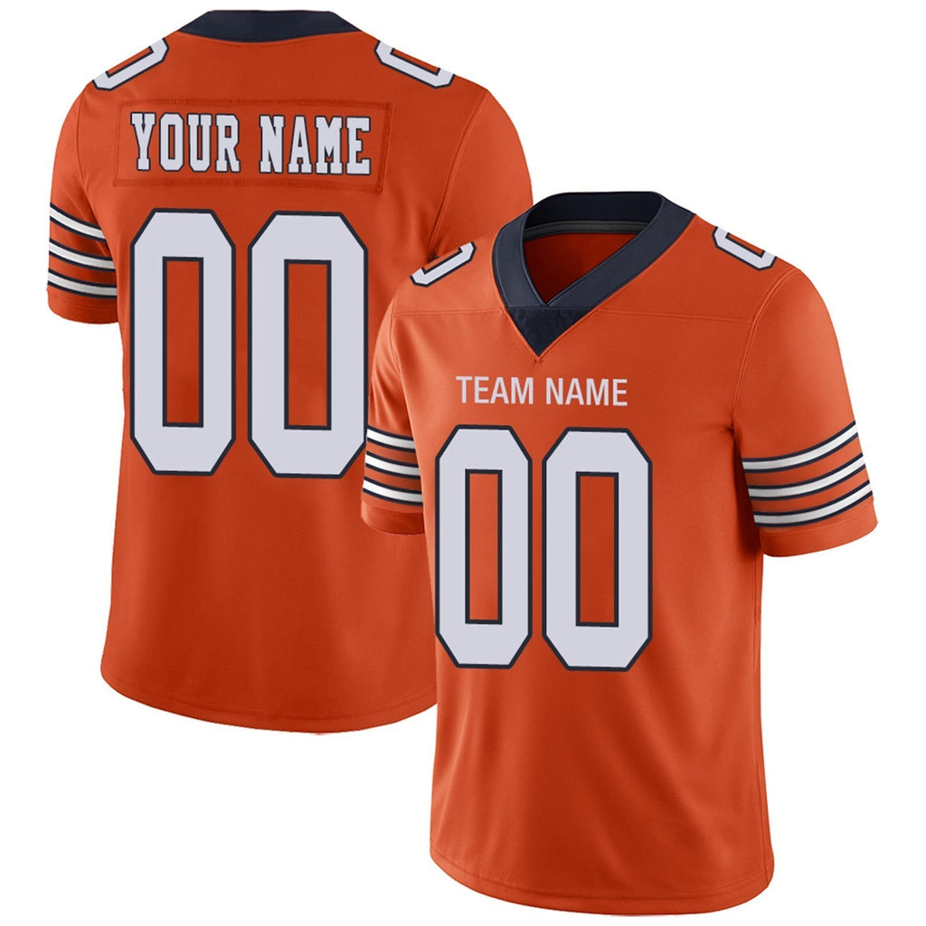Custom Navy CHI Football Shirt Top