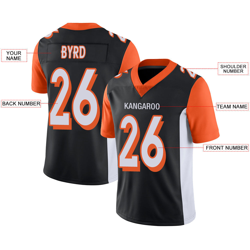 Custom Black Football Shirt Top