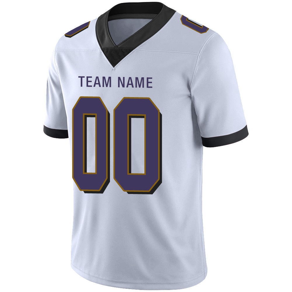 Custom White Football Shirt Top