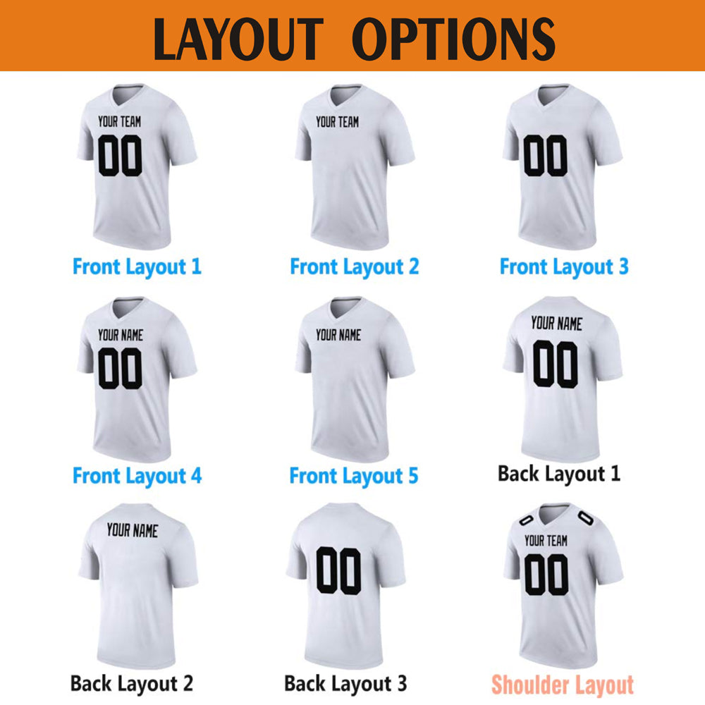 Custom #20 PIT Football Shirt Top