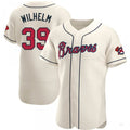 Custom #39 Cream ATL Baseball Shirt Top