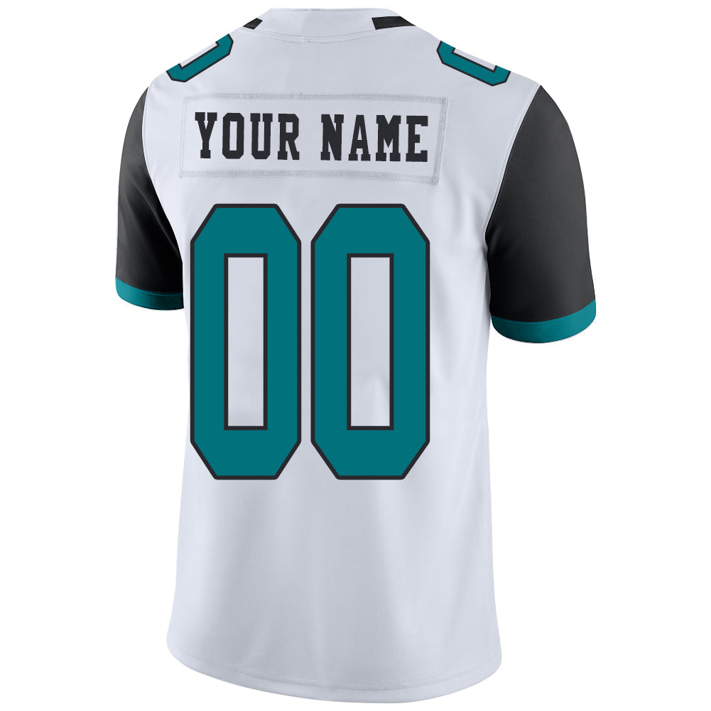 Custom White JAX Football Shirt Top