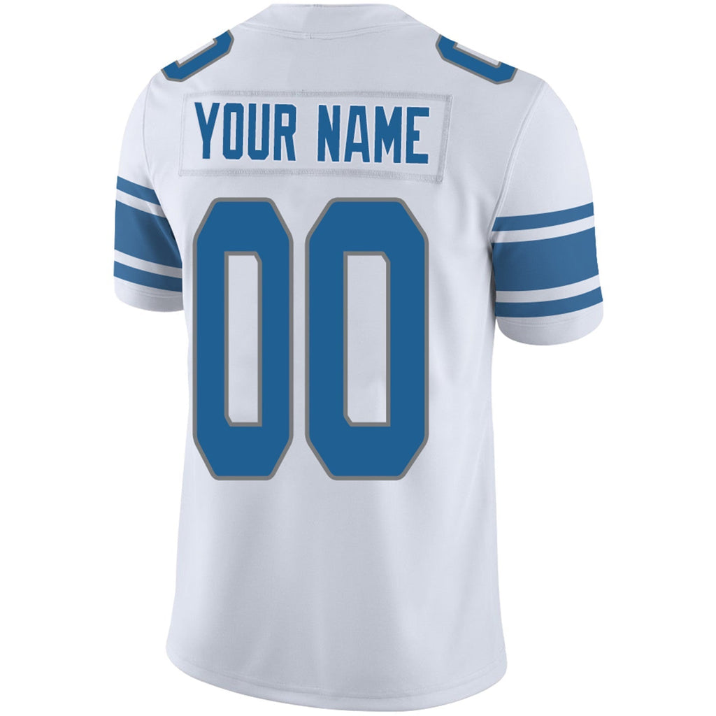 Custom Blue DET Football Shirt Top