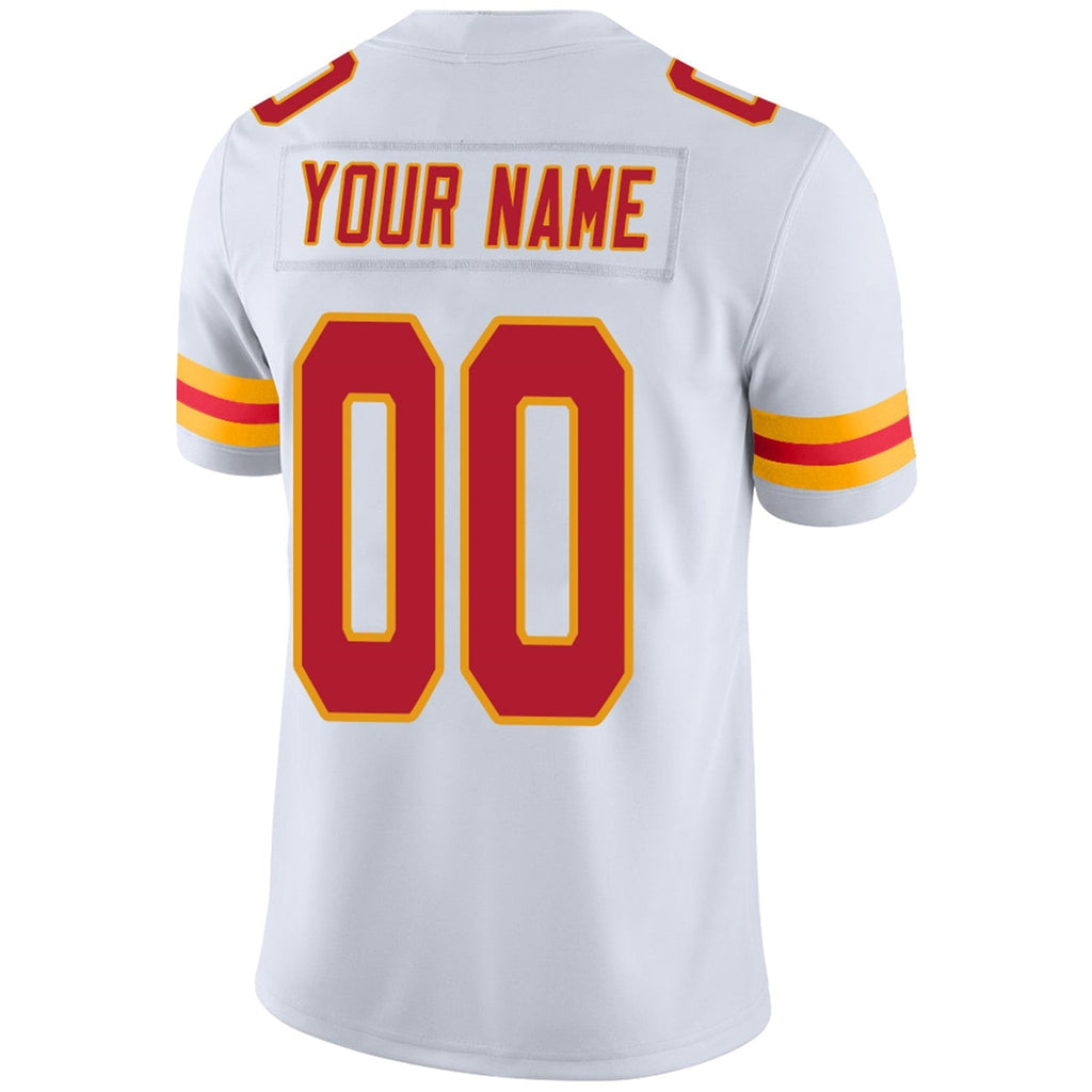 Custom Red KC Football Shirt Top