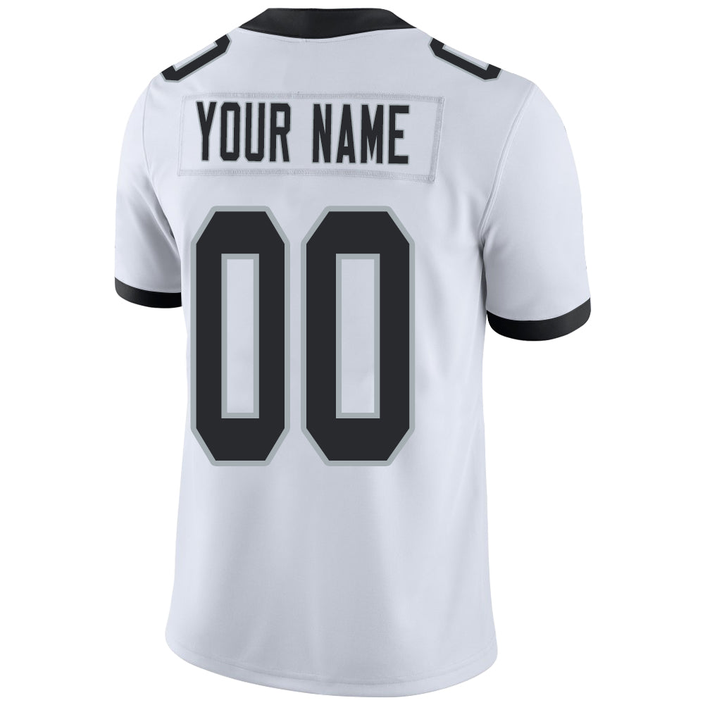 Custom White LV Football Shirt Top