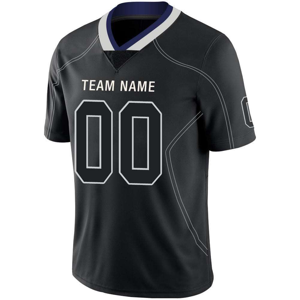 Custom Black DAL Football Shirt Top