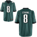 Custom #8 PHI Football Shirt Top