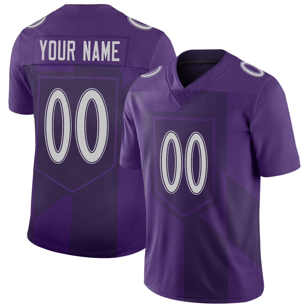 Custom Purple Football Shirt Top