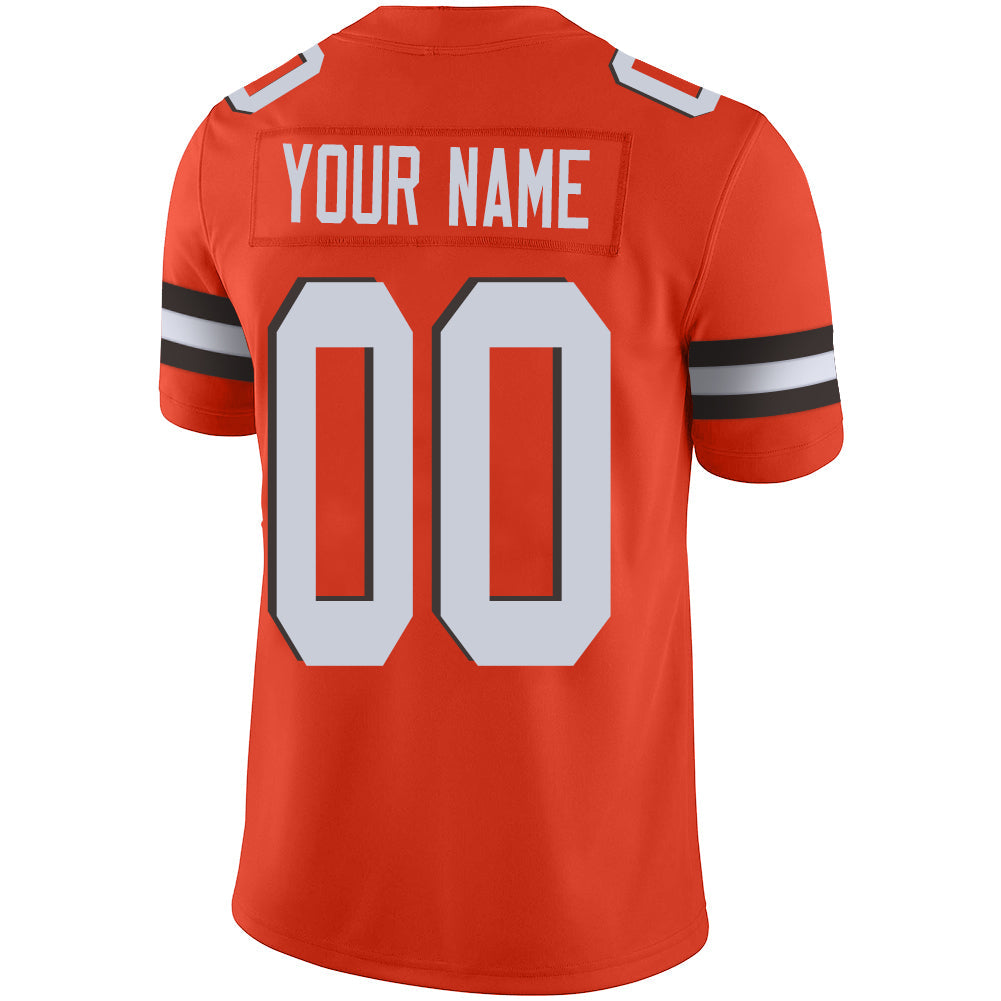Custom Orange Football Shirt Top