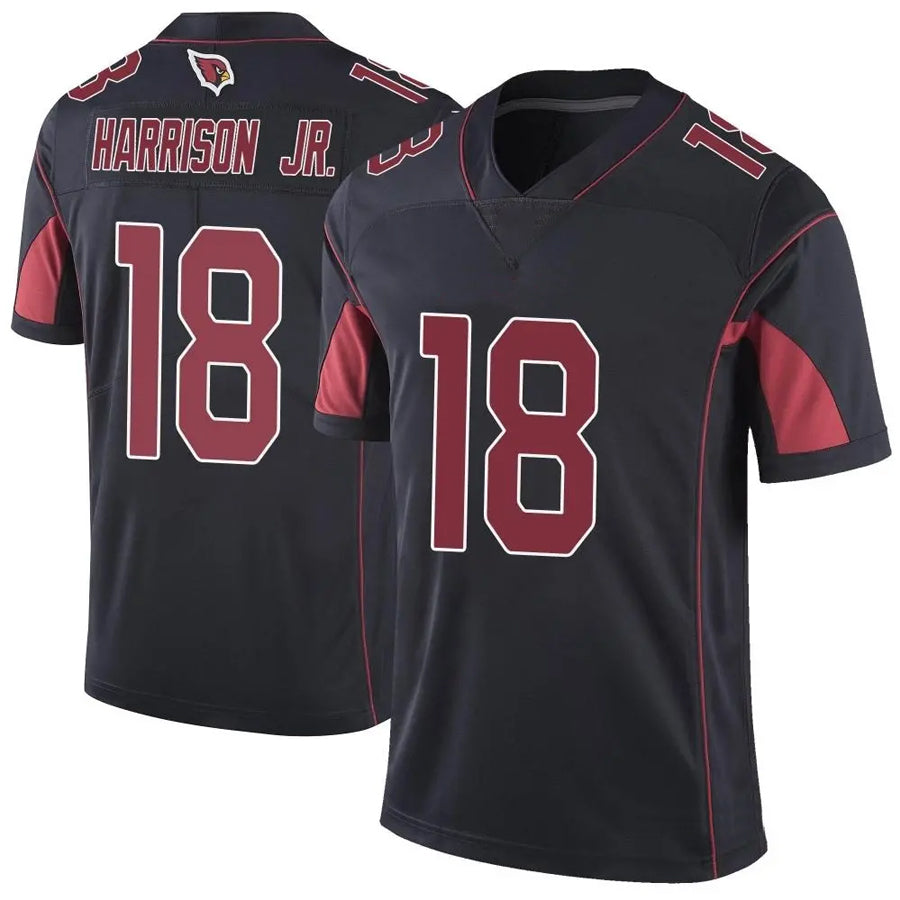 Custom #18 Black Football Shirt Top