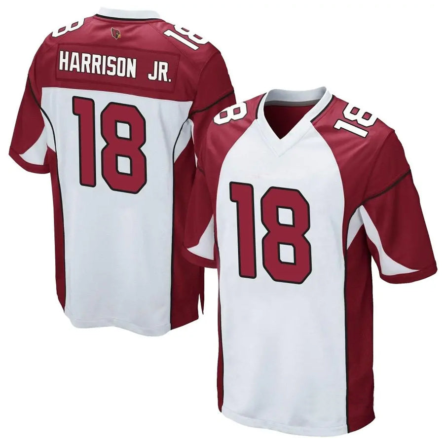Custom #18 White Football Shirt Top