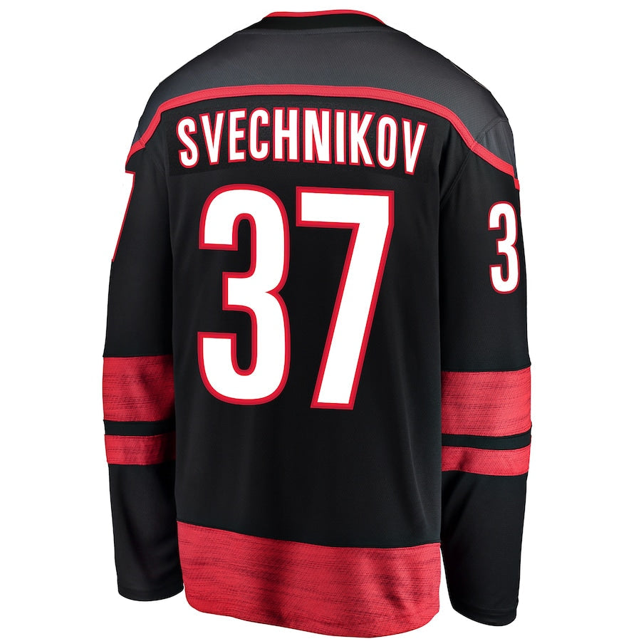 Custom #37 Black CAR Hockey Shirt Top