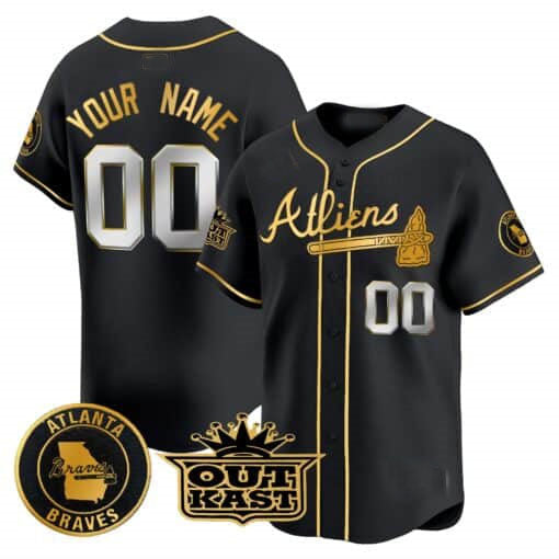 Custom A.Braves Atliens Vapor Premier Limited 篓C All Stitched Baseball Jerseys