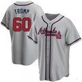 Custom #60 Gray ATL Baseball Shirt Top