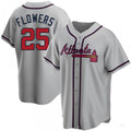 Custom #25 Gray ATL Baseball Shirt Top