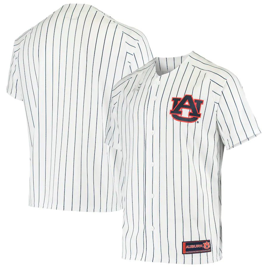 Custom White DET Baseball Shirt Top