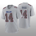 Custom #14 Gray BUF Football Shirt Top