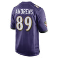 Custom #89 Purple BAL Football Shirt Top
