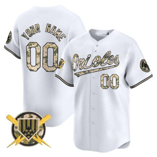 Custom B.Orioles Armed Forces Day Vapor Premier Limited 篓C All Stitched Baseball Jerseys