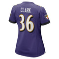 Custom #36 Purple BAL Football Shirt Top