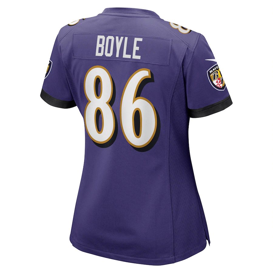 Custom #86 Purple BAL Football Shirt Top