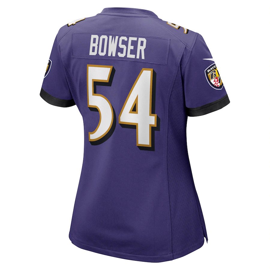 Custom #54 Purple BAL Football Shirt Top