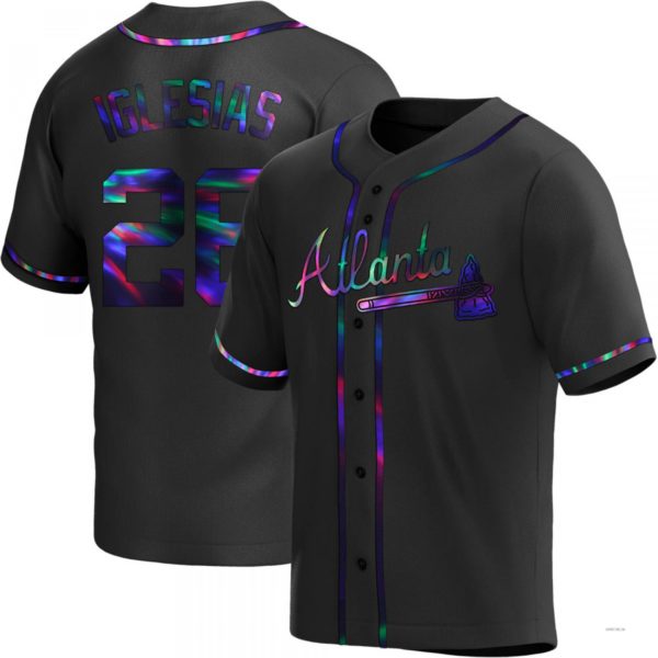 Custom #26 Black ATL Baseball Shirt Top