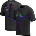 Custom #34 Black ATL Baseball Shirt Top