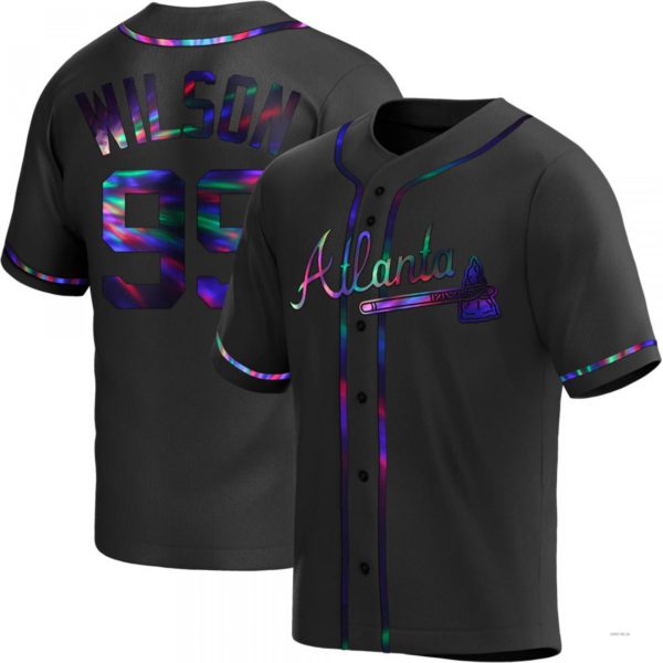 Custom #99 Black ATL Baseball Shirt Top