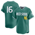 Custom #16 Red 2025 City Connect BOS Baseball Shirt Top