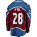 Custom #28 Maroon COL Hockey Shirt Top