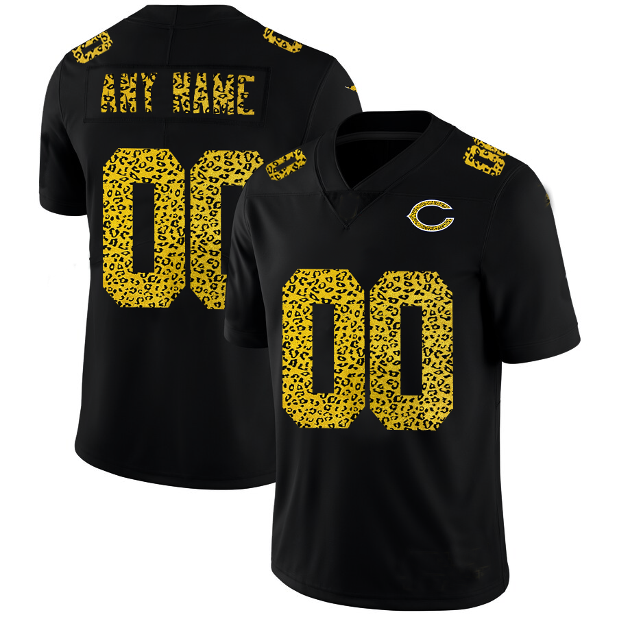 Custom Black CHI Football Shirt Top
