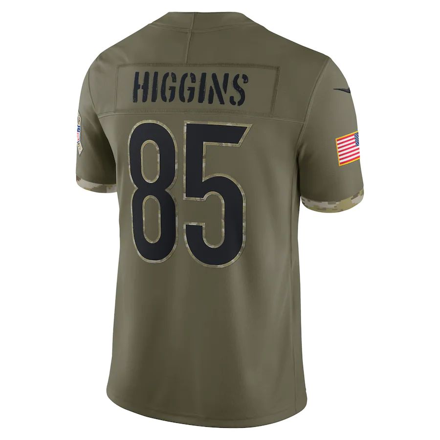Custom #85 Olive 2022 CIN Football Shirt Top