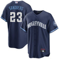 C.Cubs #23 Ryne Sandberg Player Navy City Connect Vapor Limited Baseball Jerseys