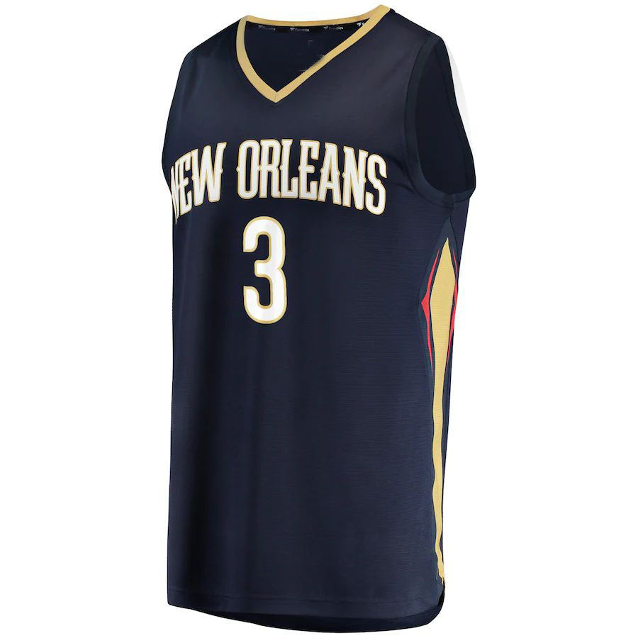 Custom #3 Navy 2022 NOP Basketball Shirt Top