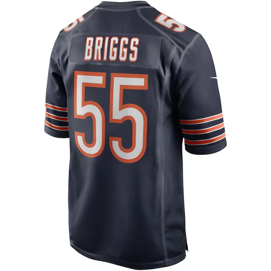 Custom #55 Navy CHI Football Shirt Top