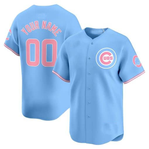 Custom C.Cubs Bubblegum Pink Vapor Premier Limited篓C Stitched Baseball Jerseys