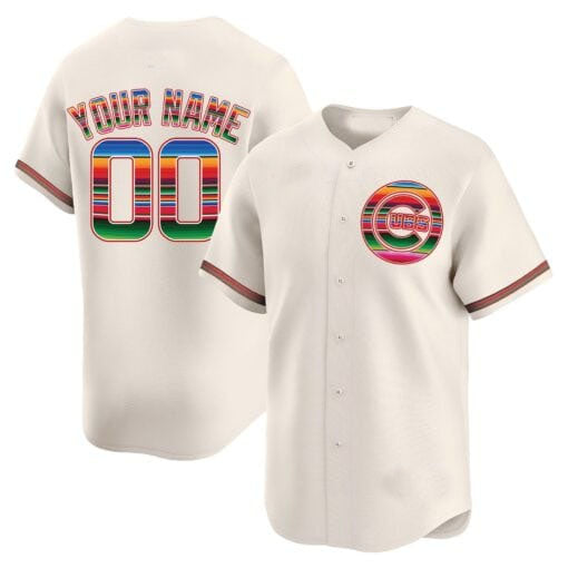 Custom C.Cubs Mexico Vapor Premier Limited篓C All Stitched Baseball Jerseys