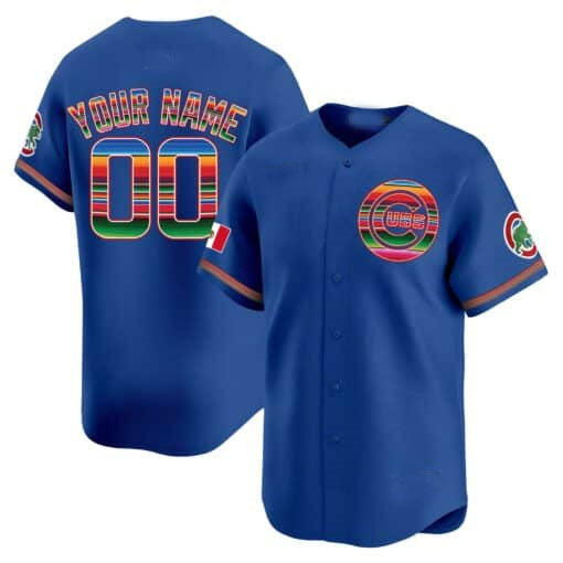 Custom C.Cubs Mexico Vapor Premier Limited篓C All Stitched Baseball Jerseys
