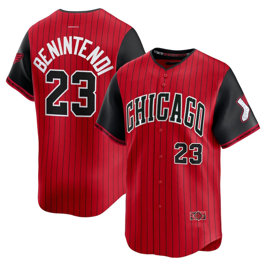 Custom #23 Black 2025 City Connect CWS Baseball Shirt Top