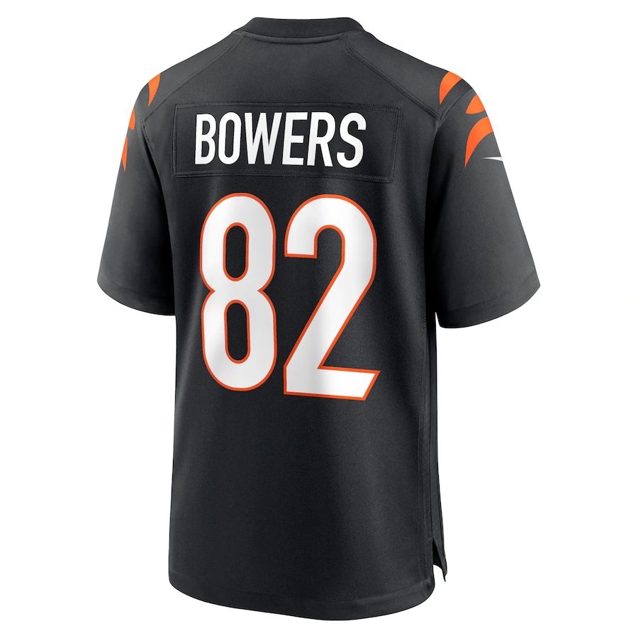 Custom #82 Black CIN Football Shirt Top