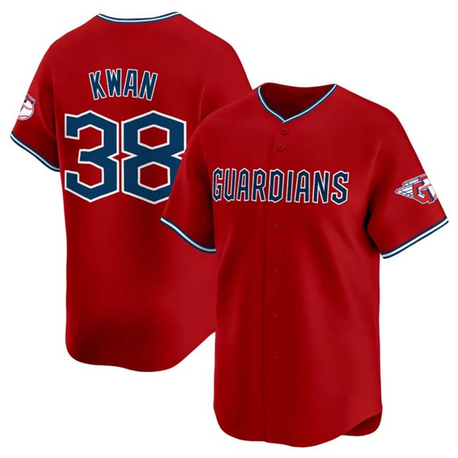 Custom #38 Red CLE Baseball Shirt Top